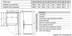 Siemens KG55NCWE0N Buzdolabı
