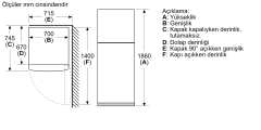 Siemens KD55NNLE0N Buzdolabı