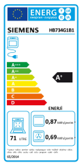 Siemens HB734G1B1 Ankastre Fırın