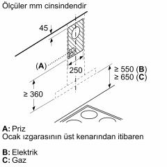 Siemens LC67BBK20T Davlumbaz