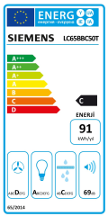 Siemens LC65BBC50T Davlumbaz