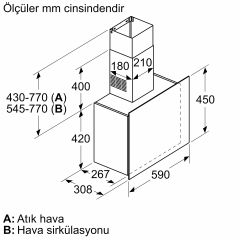 Siemens LC65FCJ00T Davlumbaz