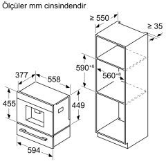 Siemens CT718L1W0 Ankastre Tam Otomatik Kahve Makinesi