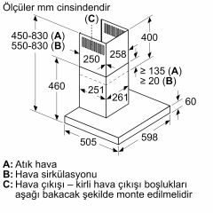 Siemens LC67BBK00T Davlumbaz