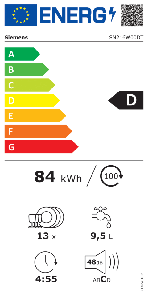 Siemens SN216W00DT Bulaşık Makinesi