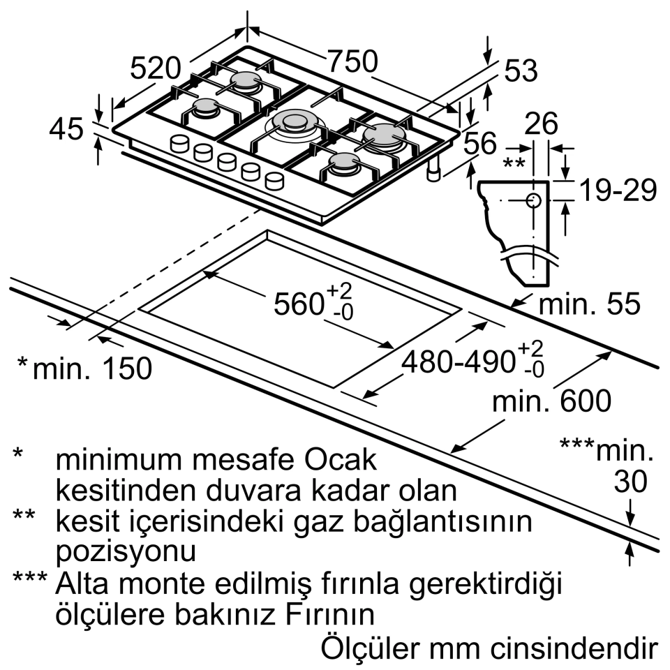 Siemens EN7B8QP30O Ankastre Ocak