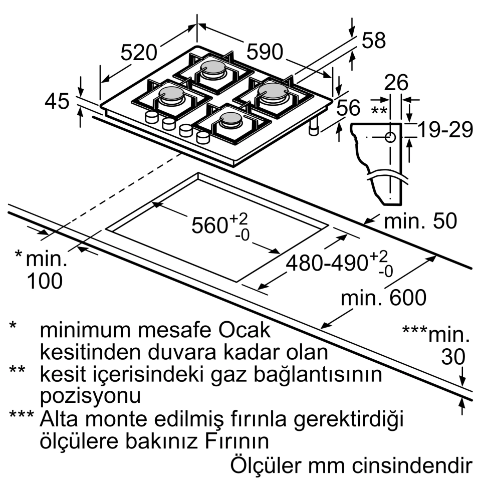 Siemens EN6B8NP40O Ankastre Ocak
