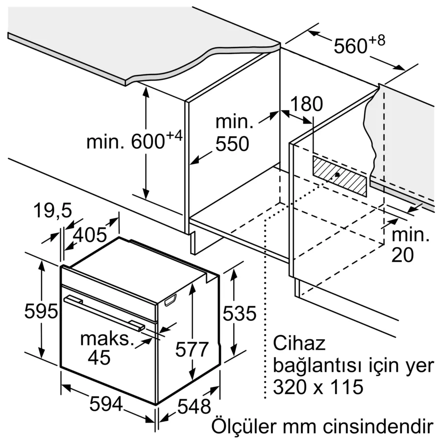 Siemens HU736AEN0T Ankastre Fırın