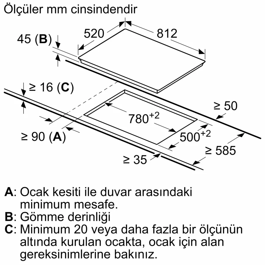 Siemens ET875LMP1D Ankastre Ocak