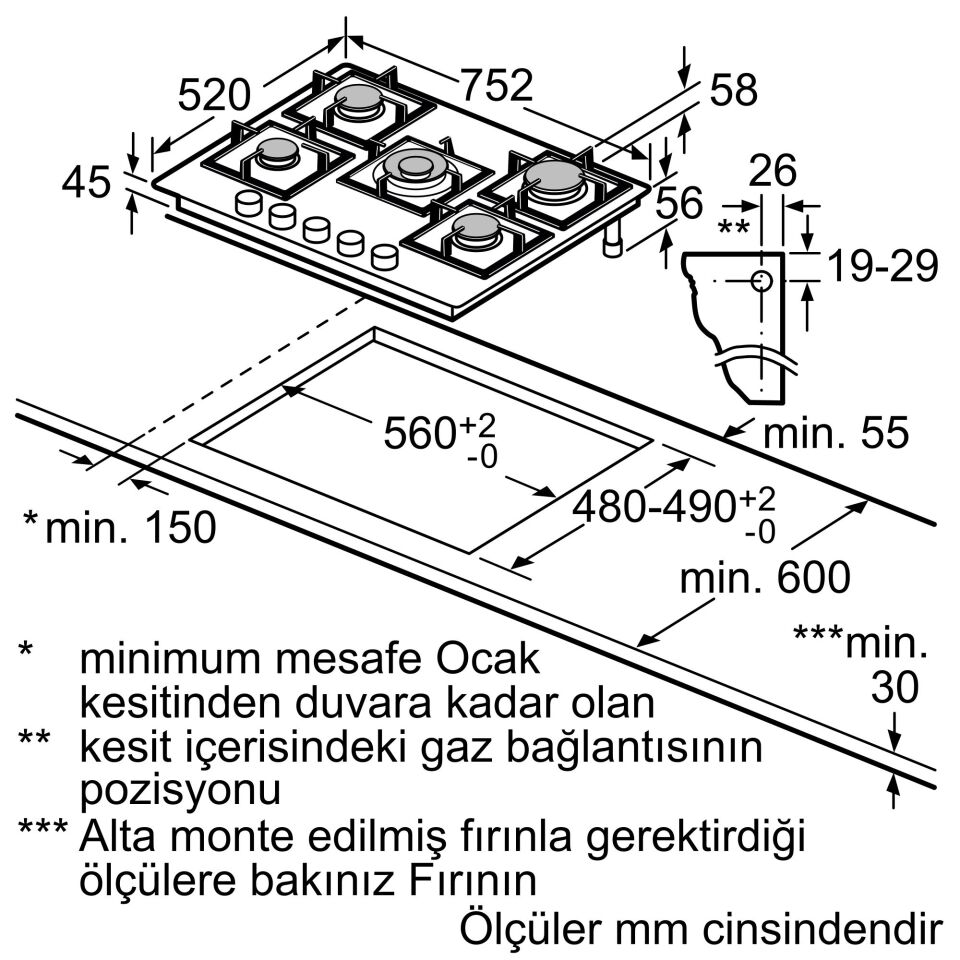 Siemens EP7A6QI40O Ocak