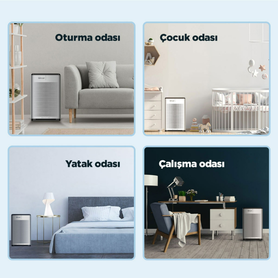 Sercair Piatra Akıllı UVC Hava Temizleme Cihazı -TEŞHİR ÜRÜNÜ