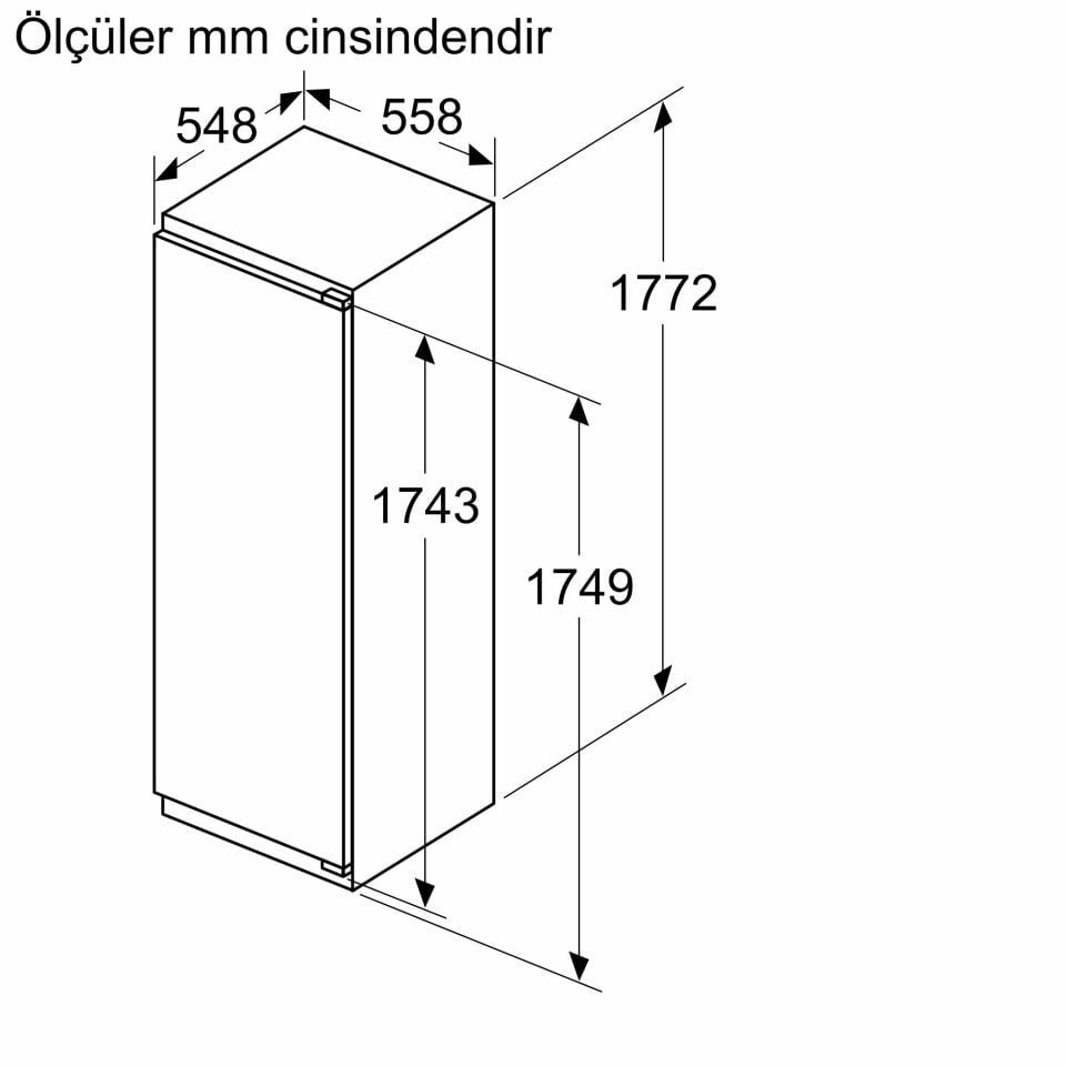 Siemens KI82LADD0 Ankastre Buzdolabı