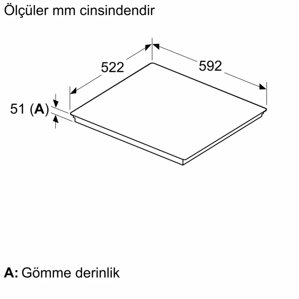 SIEMENS ED65KHQB1E OCAK