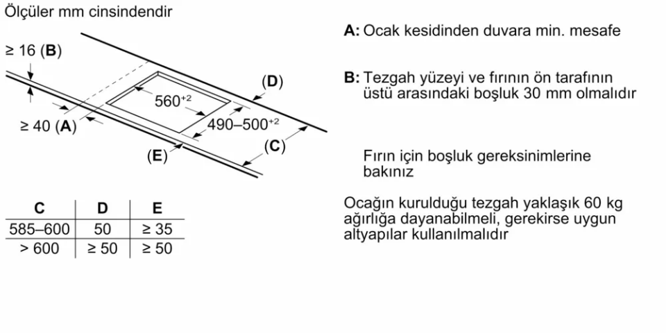SIEMENS ED65KHQB1E OCAK
